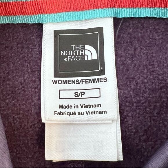 The North Face Women’s Purple High Scuba Neck Hoodie Sweatshirt - Picture 3 of 5